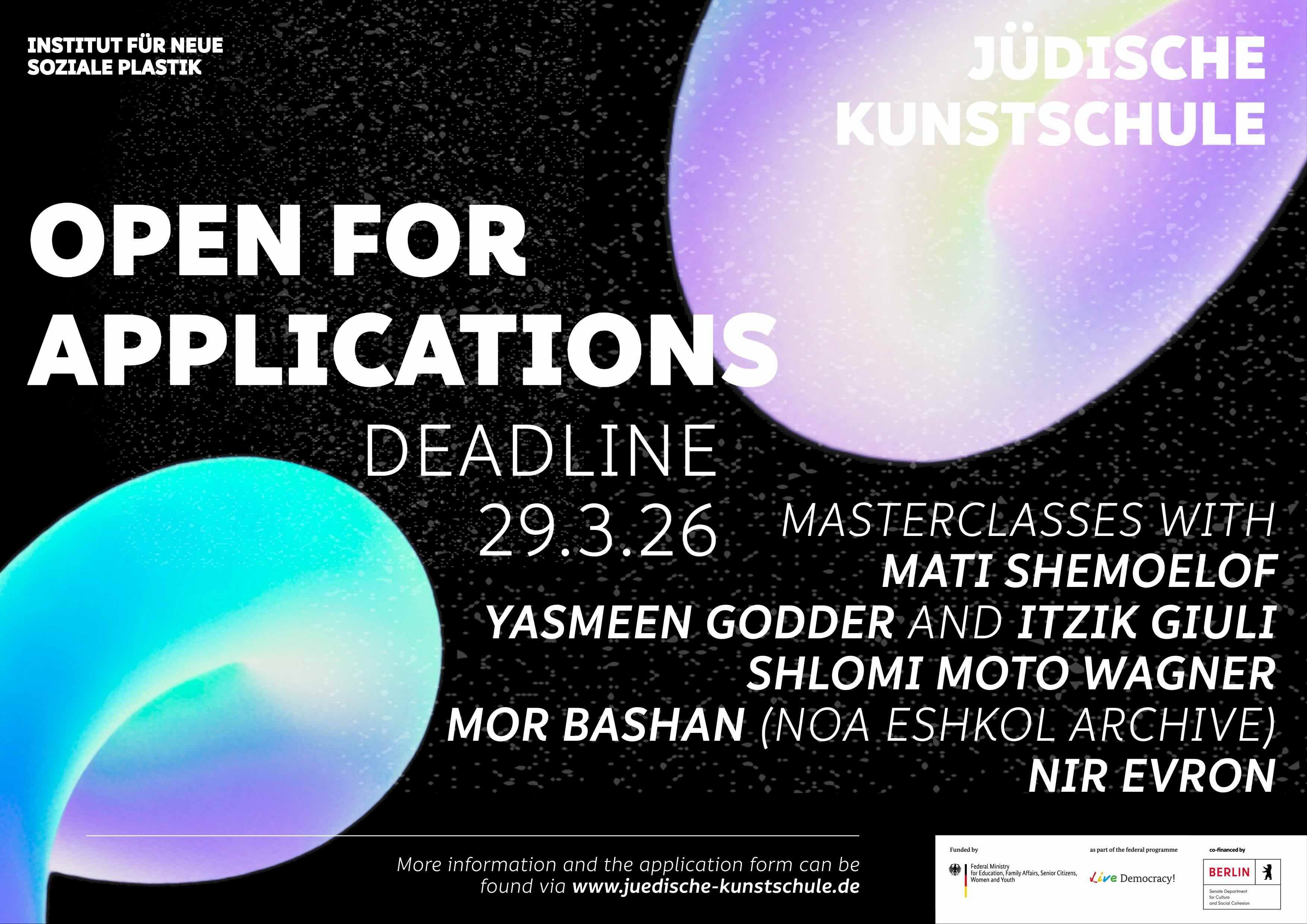 OPEN CALL Jüdische Kunstschule 2026